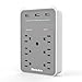 Huntkey 6 AC Outlets Surge Protector with 3 USB Charging Ports 3.4 Amp, SMD607 primary