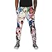 Fromdream Ahegao Sweatpants Mens Otaku Trousers Long Pants 3D Print Cool Joggers Work Out Clothes With Drawstring M