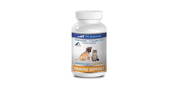 Amazon Com Immune Booster For Cats Pet Immune Support Dogs And Cats Vets Choice Chews Older Cat Supplements 1 Bottle 90 Treats Pet Supplies