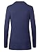 BH B.I.L.Y USA Women's Open Front Long Sleeve Classic Knit Cardigan Navy 3X-Large