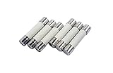 Zephyr Fast Acting Ceramic Cartridge Fuse (Pack of 6) 6x30mm 250V (20 Amp)