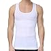 Shaxea Men's Seamless Compression Shirt, Body Slimmer Shapewear with Tummy Control, Gynecomastia Undershirt Tank Top