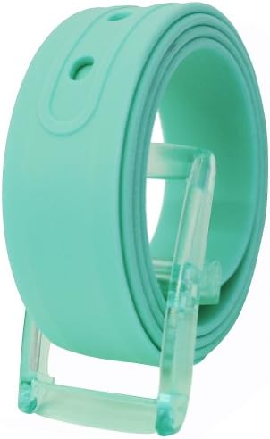 Neon Rubber Jelly Adjustable Belt (Mint)