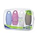 Leak-Proof 3oz Silicone Travel Bottles - Set of 4 + Bonus Toothbrush Cover