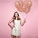 Rose Gold Balloons Set, 50 Pieces - 12 Inch, Metallic Rose Gold Balloon | Rose Gold Balloon Garland for Rose Gold Party Decorations | Rose Gold Balloon Arch Kit for Bridal Shower, Birthday Decorations