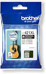 Brother LC421XLBK Black High Yield Ink Cartridge 500 Pages DCP-J1050DW view 2