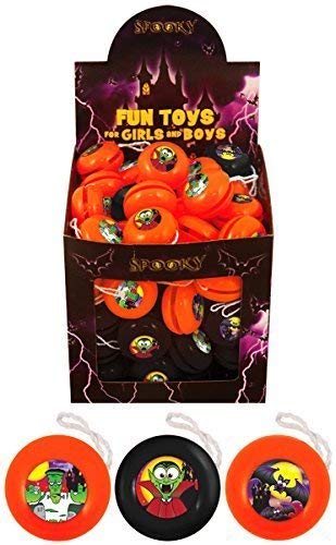 12 x Mini Return Top Yo Yo Halloween