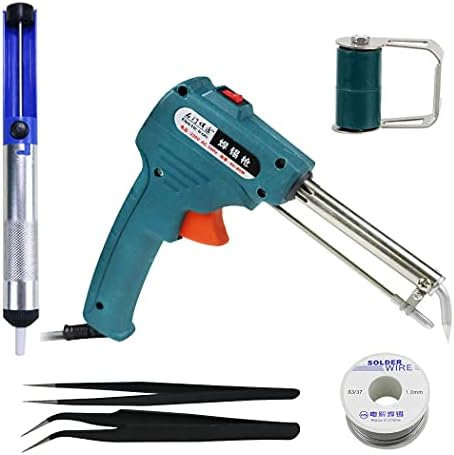 thumbnail image 2 of 60W Electric Soldering Iron Gun Kit With Adjustable Temperature & Desoldering Pump – ILiaiLia 2 of 3