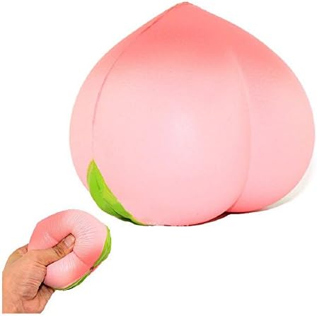 2PCS New Mochi Phone Strap Colossal Pink Peach Squishy Slow Rising Cream Scented Kids Toy Christmas Gift Present