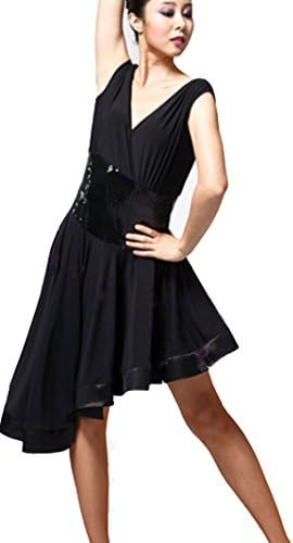 Ladies' Ballroom Latin Salsa Smooth Chacha Dance Dress Costumes (XL)