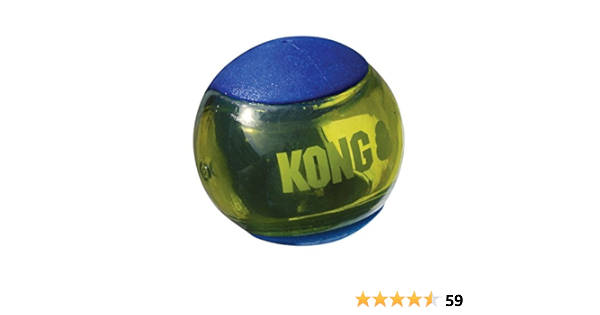 kong squeezz action ball large