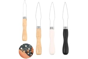 CRZQXOUR 8PCS Button Hooks for Shirt，button hook for senior，Button Hook Assist Device with Easy-Grip，Zipper Pull Grip Button Hook Helper Assist Tool，for Shirts, Coats, Dresses - Ideal Button Aids，button pusher