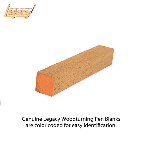 Legacy Woodturning, Mahogany Wooden Pen Blank, 3/4" x 3/4" x 5", Single or Multi-Packs - Thumbnail 3