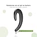 Wireless Bluetooth Earbud Sport Earphone Invisible Single Ear Hook Bluetooth Headset Earpiece with Mic Noise Cancelling 3-Hour Playtime Business Bluetooth Headphone for smartphones