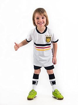 Trikotset Trikot Kinder 4 Sterne Deutschland Wunschname Nummer Geschenk Größe 116-176 T-Shirt Weltmeister 2014 Fanartikel WM 