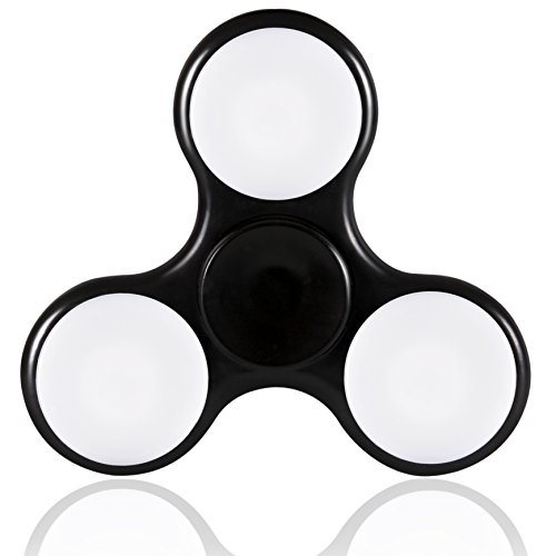 2 Kangaroos+LED+Black+Fidget+Spinner