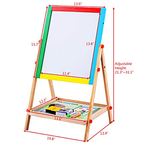 5 Costzon+Adjustable+Chalkboard+Magnetic+Standing