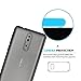 Nokia 8 Caes,Dretal Anti-Scratch Clear Hard Acrylic Back & Soft TPU Bumper Protective Cases Slim-Fit Shock Absorption Armor Cover For Nokia 8 (Black/Clear)