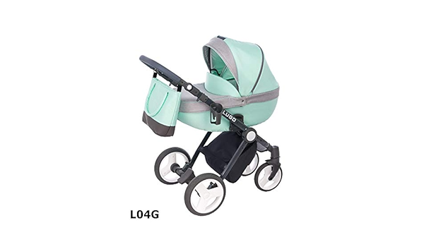 Kerttu Trio Lugo 3-in-1 combisysteem voor baby-kinderwagen met kinderwagen,  babydraagtas, autostoel (Senza autostoel auto, Lugo groen 4) : Amazon.nl:  Babyproducten