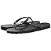 Michael Kors Jet Set Mk Rubber Flip Flops (9M, Black)