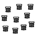 MagiDeal 10pcs Black Plastic Camping Awning Tent C Clips for 10mm-13mm Poles