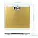 Digital Bathroom Scale,Precise Body Weight Scale,TOP-MAX 400 pounds Weight Watcher Weighing Home Scale Monitor with Step-on Technology,Large LCD Backlight Display and Low Battery Indication (Golden)