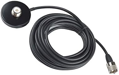 Mini-Mag-SO239 UHF PL-259 2" Magnet Mount Mag Mount 16 feet Antenna Cable Roof or Trunk for Mobile Radios PL259 Connector for Yaesu Kenwood HYT Vertex Icom Mobile Radios