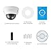 ONWOTE 【Audio 5MP HD IP POE Security Camera Outdoor Dome, 5 Megapixels 2592x 1944P Super HD Vandalproof Camera, 100ft IR, 90° Viewing Angle, IP66 Weatherproof, Remote Access, Motion Alert