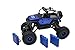 WESIPI Blomiky C182 1:18 4WD Alloy Blue Monster RC Cars Toy Off-Road Remonte Control Vehicle Rock Crawler Buggy Toy for Boy Kids C182 Blue