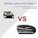 Carbon Fiber Minimalist Wallet for Men - RFID Blocking Credit Card Holder Metal Wallet- Money Clip Slim Front Pocket