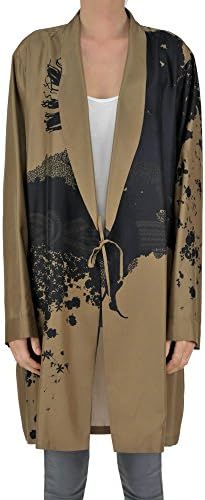 DRIES VAN NOTEN Women's Mcglcsc03014e Beige Silk Coat