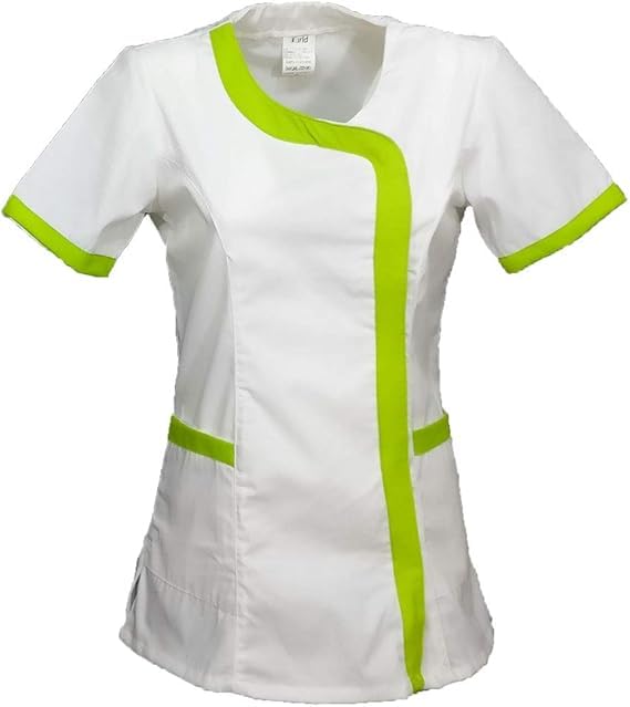 Fratelli ditalia Women's Work Gown Beautician Massage Hairdressing Salon Kindergarten