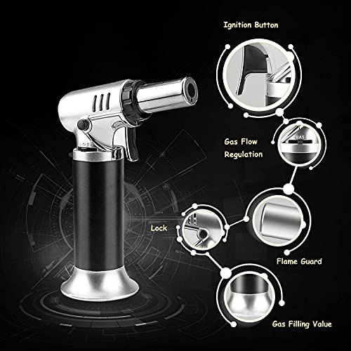 Butane Torch, Aottom Kitchen Mini Blow Torch, Culinary Small Torch