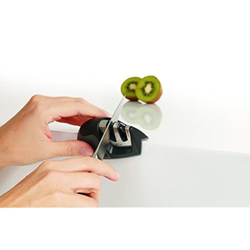 KitchenIQ 50009 Edge Grip 2 Stage Knife Sharpener, Black Home & Kitchen, Kitchen & Dining, Cutlery & Knife Accessories