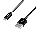iPhone Charger, JETech USB Sync and Charging Lightning Cable for iPhone 7 / 7 Plus / 6 / 6 Plus / 6s / 6s Plus / 5 / 5S / 5C, iPad 4, iPad Air 1/2, iPad Mini 1/2/3 -3.2ft (Black)