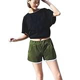 Clearance Sale!FarJing New Women Summer Pants Sports Shorts Gym Workout Waistband Skinny Yoga Short