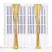 Gold Sequin Backdrop Curtain 2 Panels 2Ftx8Ft for Wedding Party Background Drapes