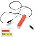 Quad-Blockz Chewelry Necklace For Mild Chewers - Oral Sensory Aid for Boys and Girls - Tough, Red - by Quell-O