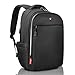 all4way Business Laptop Backpack Swiss Design USB Quick Charge for Men Women Raincover (15, Black)