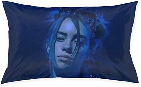 DailiH Throw Pillow Covers -Bil-lie Eilish Standard Bedding Pillowcase 20 X 30 Inch Two Sided Printed
