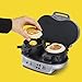 Hamilton Beach Dual Breakfast Sandwich Maker with Timer, Silver (25490)