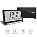 Electronic Alarm Clock, Travel Clock, KLAREN Multifunction Silent LCD Digital Large Screen Folding Desk Clock with Temperature, Date, Time, Calendar