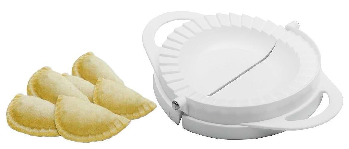 Tredoni 16.5cm Dough Press Calzone Stamp Cutter, Empanadas/Sambusak Maker Mould