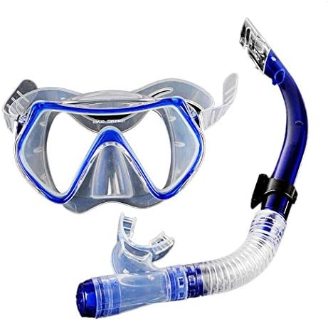 Diving Mask Swimming Goggles Diving Mask Dry Snorkel Set PVC Snorkeling Yellow, Pink, Blue, Black Gear