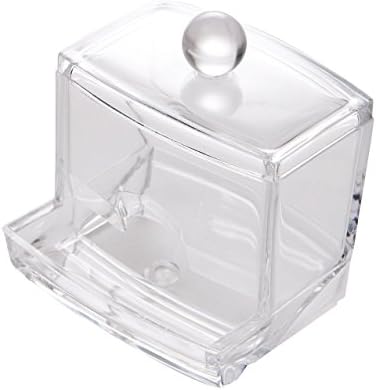 Clear Acrylic Cotton Wool Bud Dispenser Organiser Container Display 2130