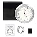 TTCDBF 1080p wifi hidden camera wall clock spy camera nanny camera with motion detection, remote viewing for home and office hidden security camera, support IOS / Android, support video recording