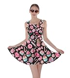 CowCow Womens Black Yummy Colorful Sweet Lollipop