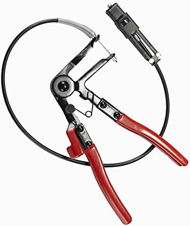 LMF 24" Cable-type Flexible Hose Clamp Pliers with Flexible Wire Shaft Fuel Oil Water Hose Tool