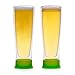Eparé Insulated Beer Drinking Glasses (13 oz, 390 ml) – Double Wall Tumbler Glass Mug – Cup for Pilsner, Craft IPA, Juice, or Water – 2 Glasses