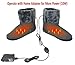 ObboMed MF-2305M Far Infrared Carbon Fiber Heated Foot Warmer/Boots/Slippers, USB 5V 10W – Far Infrared Wavelength 8-15 μm (Health Range: 4-14 μm), Auto Off, Size M: (fits Foot up to 41)